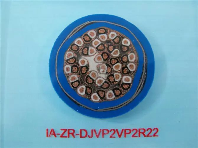 IA-ZR-DJVP2VP2R22 24*2*1.0藍(lán)色護(hù)套阻燃計算機(jī)本安屏蔽電纜